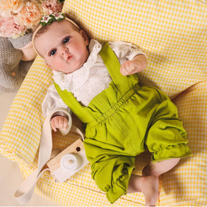 HOOMAI Reborn Baby Dolls 18" Realistic Girl Doll Lifelike White Dolls Look Like Real Silicone Limbs with Cloth Body Birthday Set for Kids Age 3+
