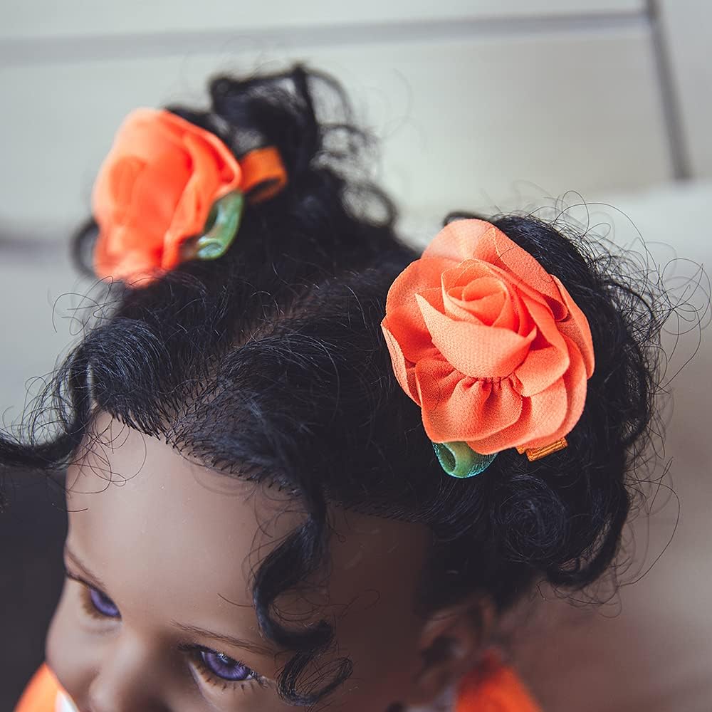 Rebornova Reborn Baby Dolls Black Skin 24 Inch Realistic Soft Body Gray Eyes Clothes Handmade Girl Doll and Toy Accessories Gift for Kids Age 3+