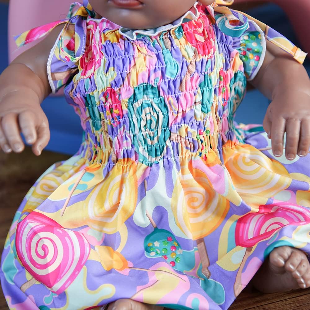 Rebornova Lifelike Reborn Baby Dolls 22.8 Inch Soft Body Realistic Girl Doll Birthday Gift Set